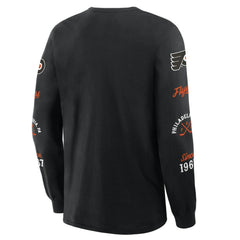 Philadelphia Flyers Fanatics Boxed In Legacy Long Sleeve T-Shirt - Black T-shirts
