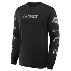 Los Angeles Kings Fanatics Boxed In Legacy Long Sleeve T-Shirt - Black T-shirts