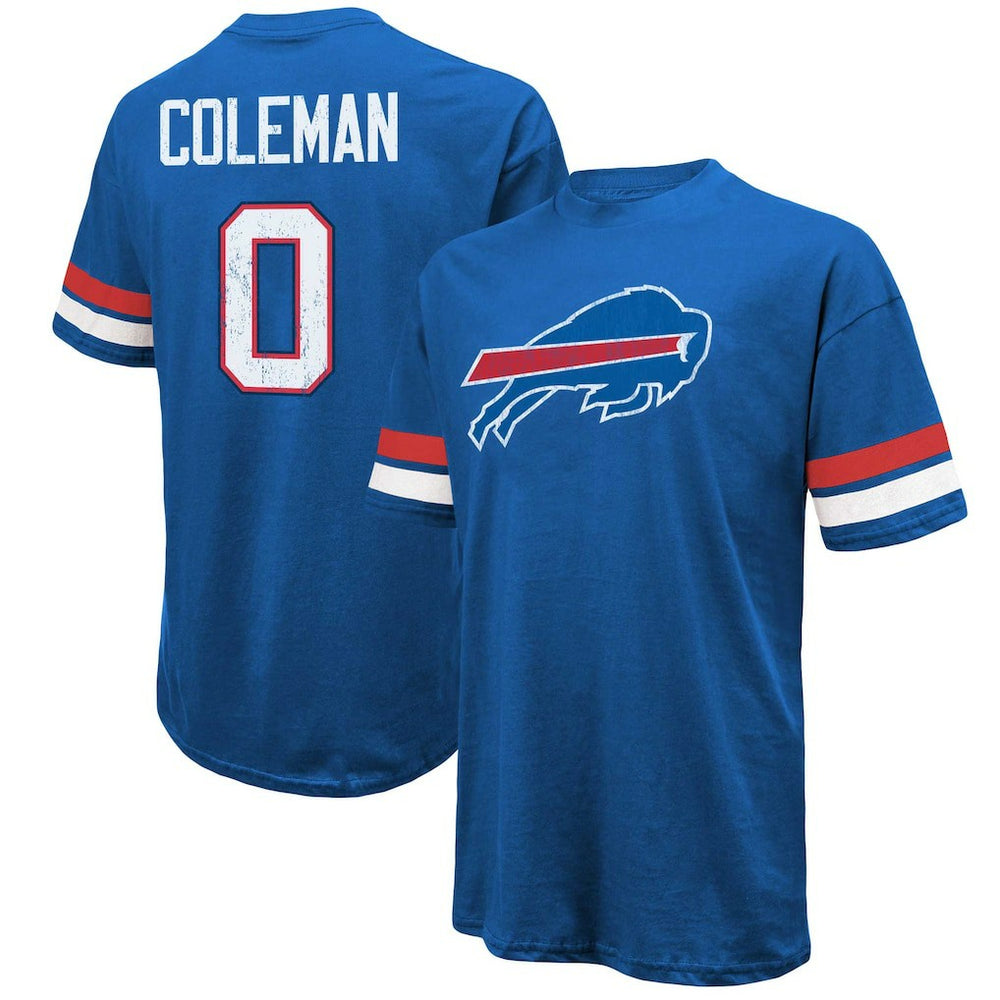 Keon Coleman Buffalo Bills Majestic Threads Name & Number Oversized Fit T-Shirt - Royal for sale