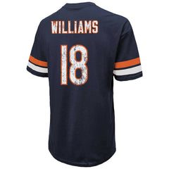 Caleb Williams Chicago Bears Majestic Threads Name & Number Oversize Fit T-Shirt - Navy discount