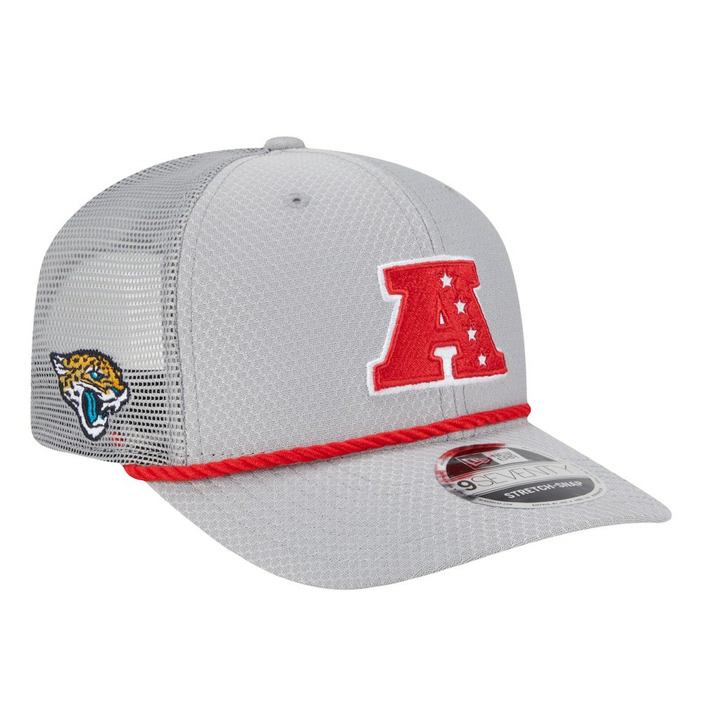 Jacksonville Jaguars New Era 2025 Pro Bowl 9SEVENTY Stretch-Snap Hat - Gray outlet