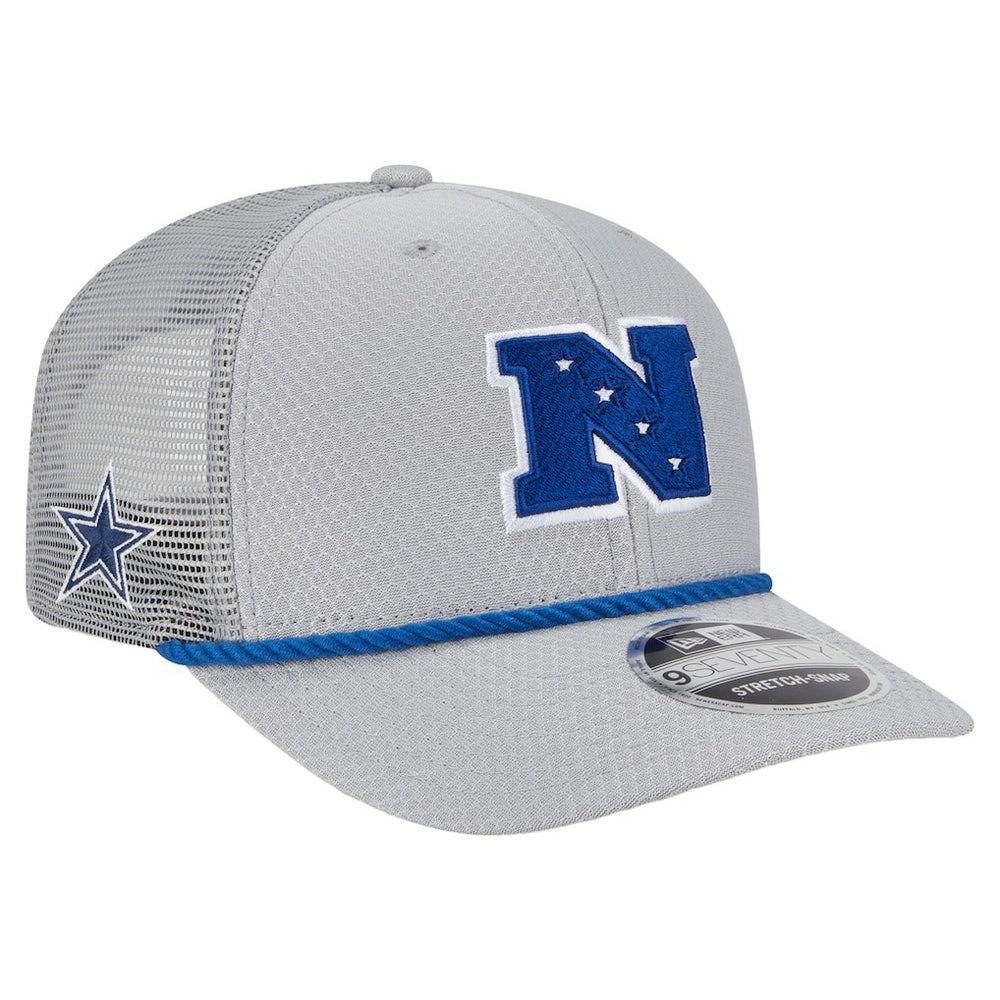 Dallas Cowboys New Era 2025 Pro Bowl 9SEVENTY Stretch-Snap Hat - Gray sale