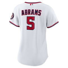 CJ Abrams Washington Nationals Women's Home Replica Player Jersey White