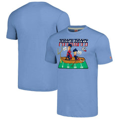 New England Patriots NFL x Homage x Beavis and Butt-Head Unisex Tri-Blend T-Shirt – Light Blue cheap