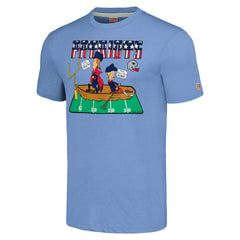 New England Patriots NFL x Homage x Beavis and Butt-Head Unisex Tri-Blend T-Shirt – Light Blue cheap