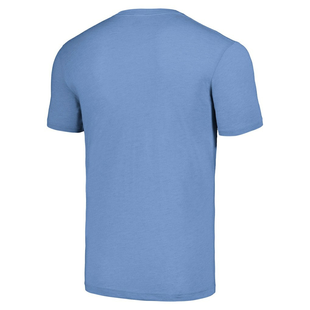 New England Patriots NFL x Homage x Beavis and Butt-Head Unisex Tri-Blend T-Shirt – Light Blue cheap