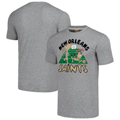 New Orleans Saints NFL x Homage x Beavis and Butt-Head Unisex Tri-Blend T-Shirt – Gray for sale