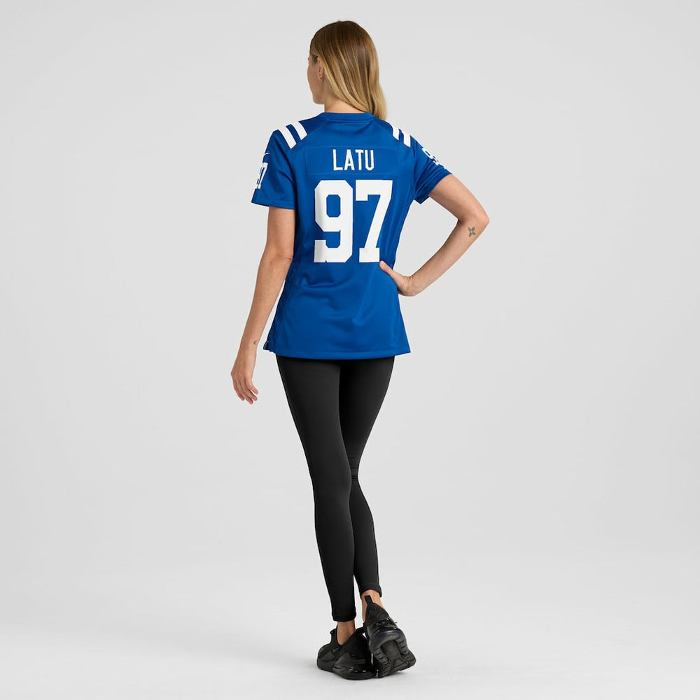Laiatu Latu Indianapolis Colts Women's Game Jersey - Royal on sale
