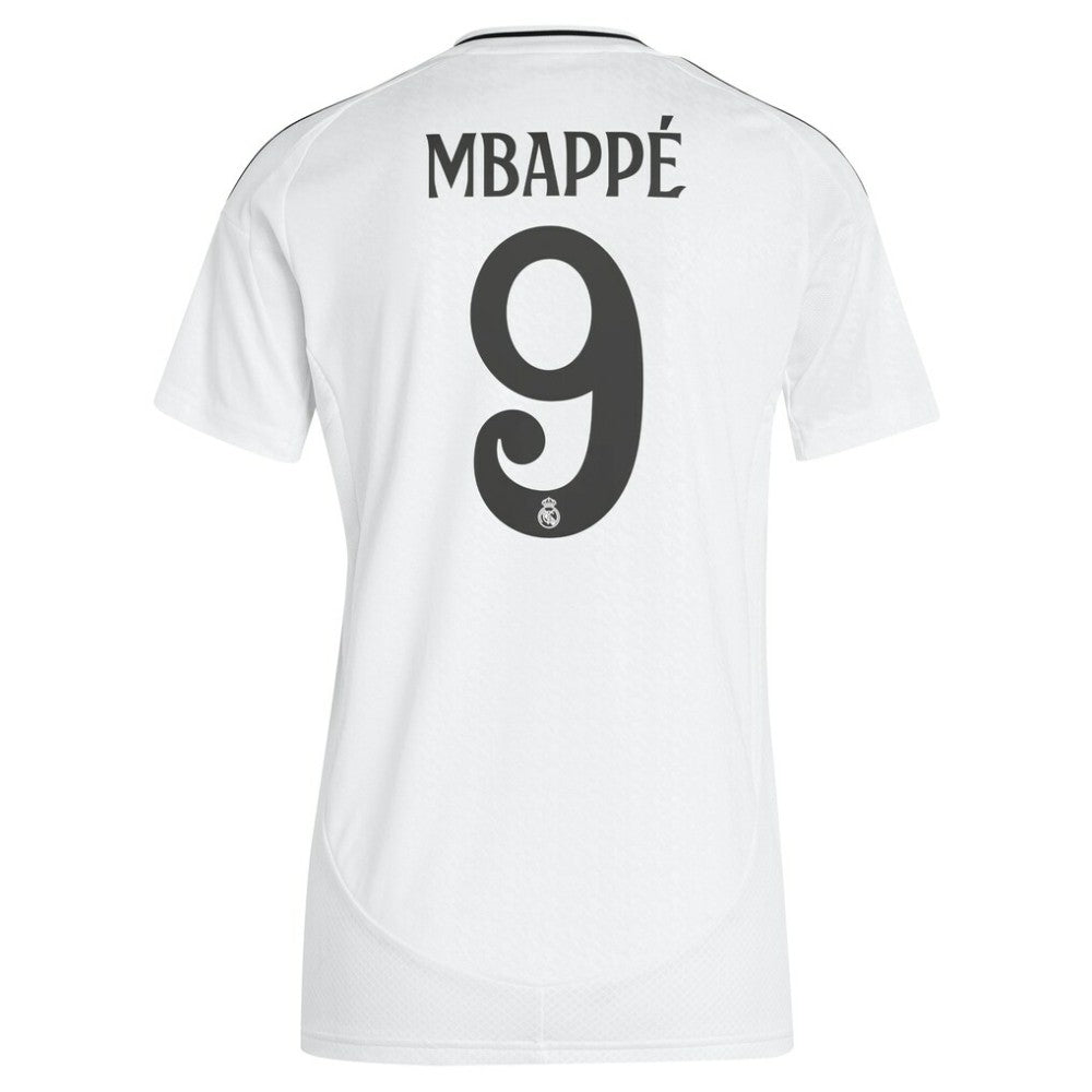 Kylian Mbappé Real Madrid Women's 2024/25 Home Replica Player Jersey - White on sale