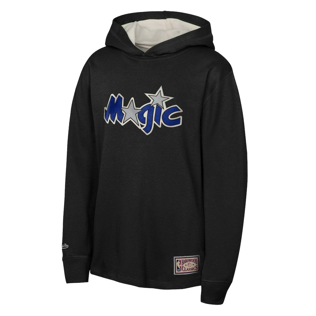 Orlando Magic Youth Hardwood Classics Lightweight Thermal Long Sleeve Hoodie T-Shirt - Black online