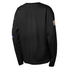 Charlotte Hornets Youth Hardwood Classic All Over Long Sleeve T-Shirt - Black sale