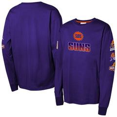 Phoenix Suns Youth Hardwood Classics All Over Long Sleeve T-Shirt - Purple sale