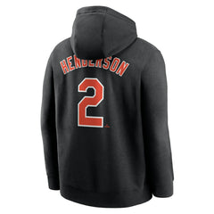 Gunnar Henderson Baltimore Orioles Player Name & Number Club Fleece Pullover Hoodie Black