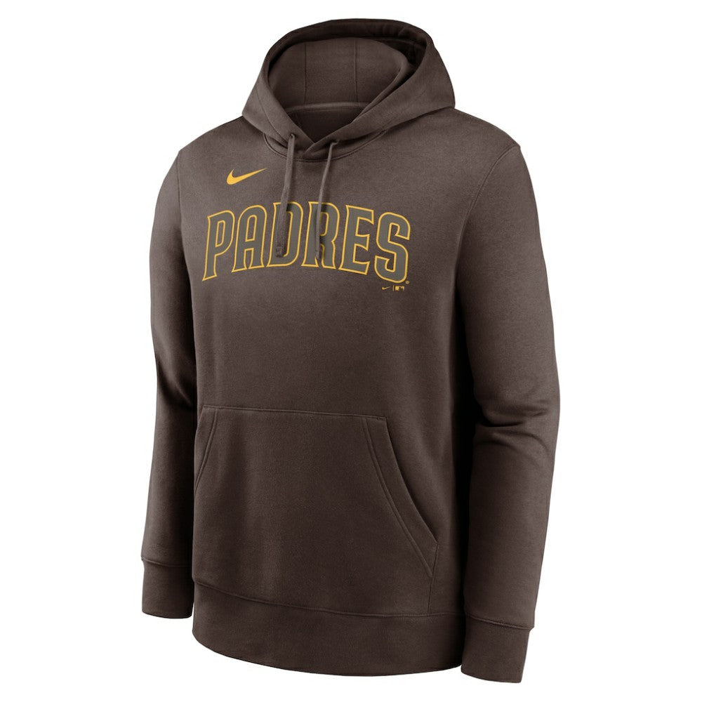 Fernando Tatis Jr. San Diego Padres Player Name & Number Club Fleece Pullover Hoodie Brown