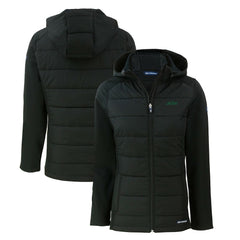 New York Jets Cutter & Buck Women's Primary Logo Evoke Hybrid Eco Softshell Recycled Full-Zip Hoodie Jacket - Black outlet