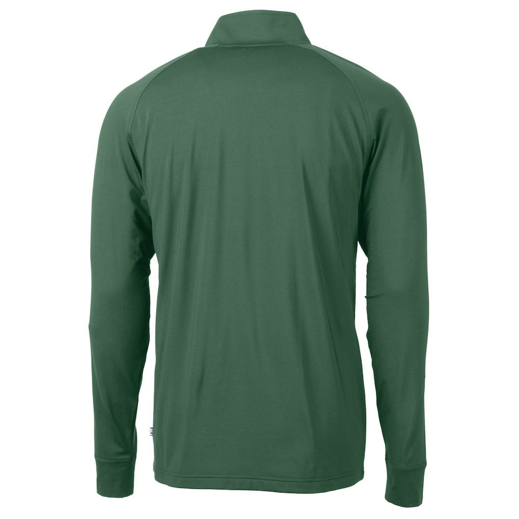 New York Jets Cutter & Buck Primary Logo Adapt Eco Knit Stretch Recycled Quarter-Zip Top - Hunter Green outlet