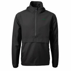 New York Jets Cutter & Buck Primary Logo Charter Eco Recycled Half-Zip Anorak Jacket - Black discount