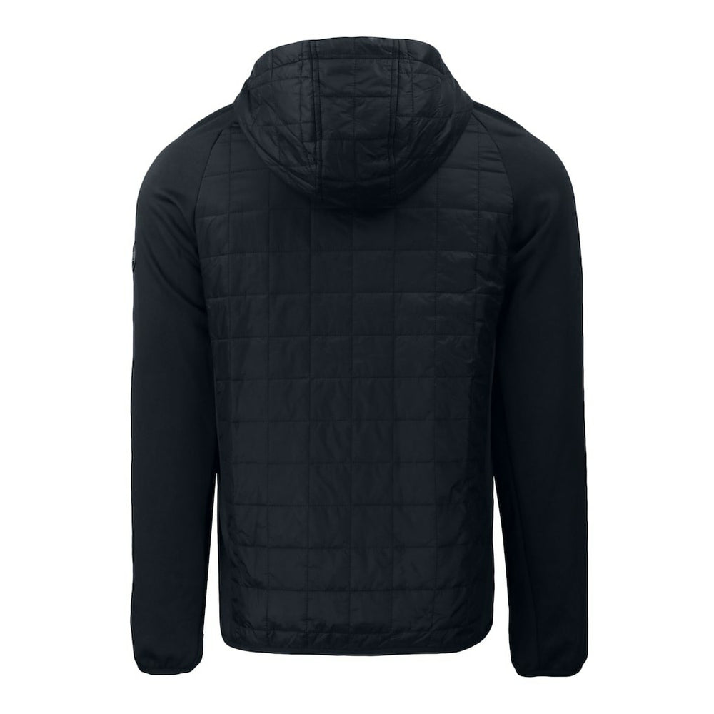 New York Jets Cutter & Buck Monochromatic Logo Rainier PrimaLoft Eco Full-Zip Hybrid Jacket - Black sale
