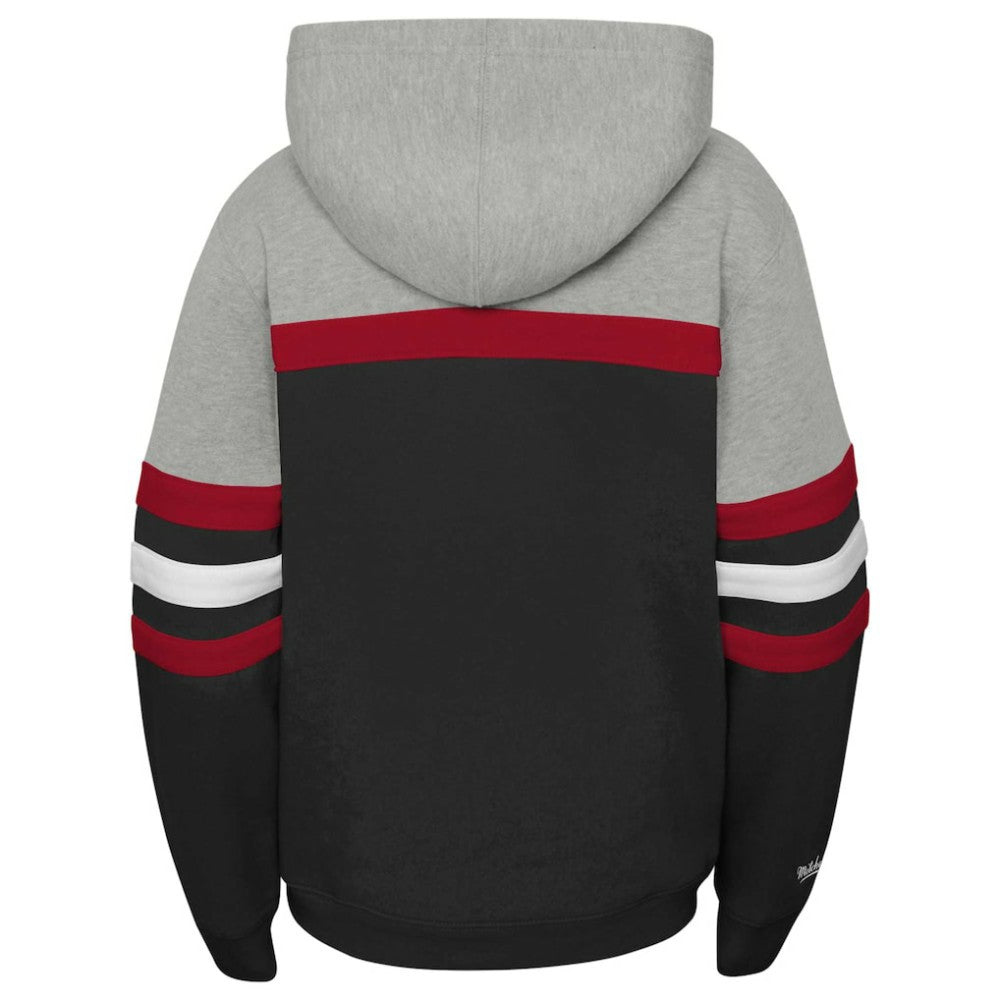 Detroit Red Wings Mitchell & Ness Youth Head Coach Pullover Hoodie - Black Hoodies