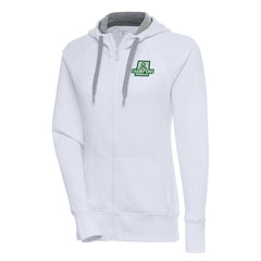 Boston Celtics Antigua Women's 2024 NBA Finals Champions Victory Raglan Full-Zip Jacket - White cheap