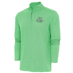 Boston Celtics Antigua 2024 NBA Finals Champions Hunk Quarter-Zip Pullover Top - Heather Kelly Green sale