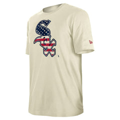 Chicago White Sox Americana Flag Fill T-Shirt Cream