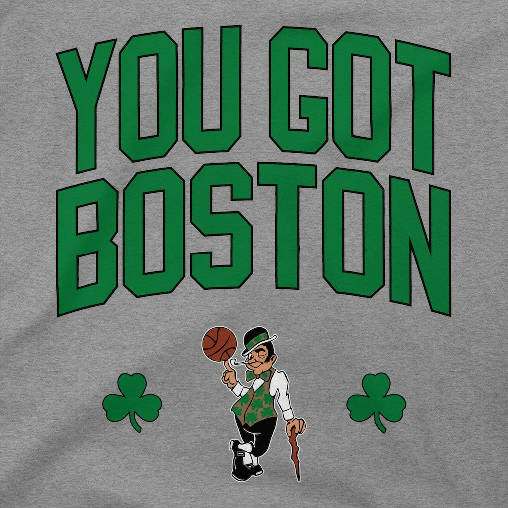 Boston Celtics Stadium Essentials 18-Time NBA Finals Champions We Got 18 Banners T-Shirt - Heather Gray on sale