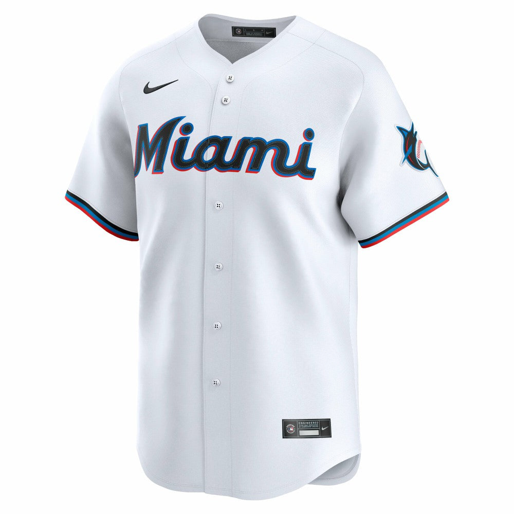 Miami Marlins Home Limited Jersey White