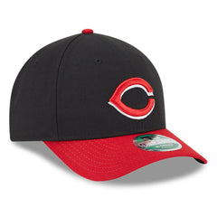 Cincinnati Reds Player Replica 9FORTY Adjustable Hat Black/Red
