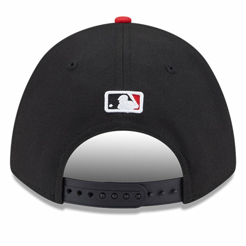 Cincinnati Reds Player Replica 9FORTY Adjustable Hat Black/Red