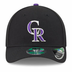Colorado Rockies Player Replica 9FORTY Adjustable Hat Black