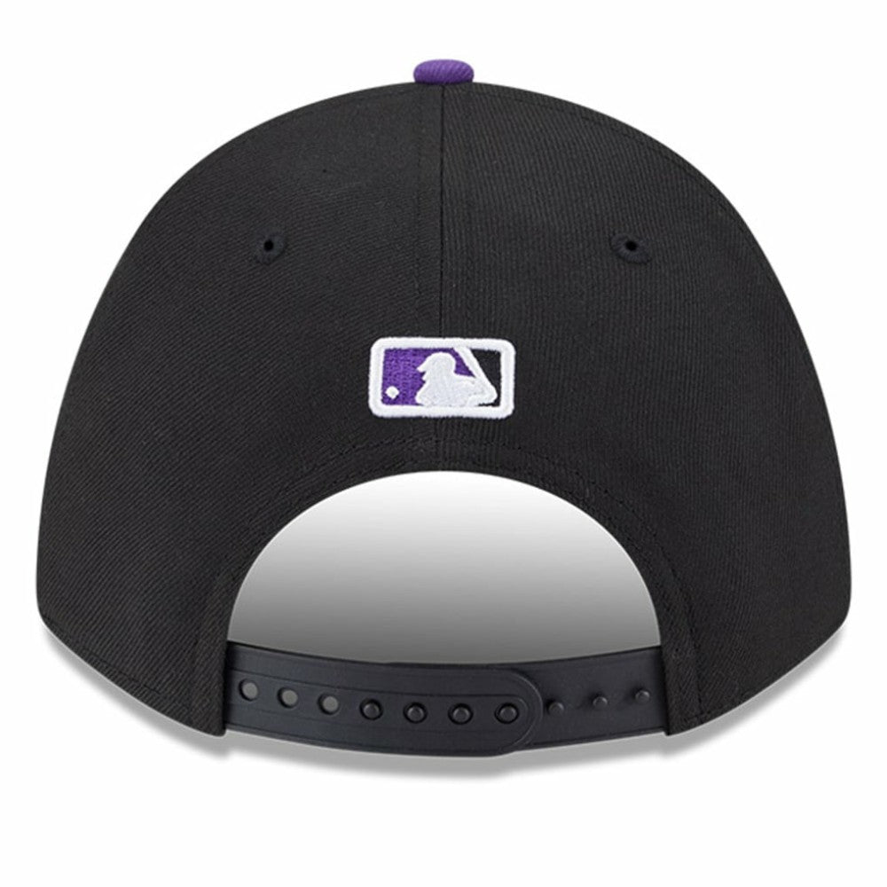 Colorado Rockies Player Replica 9FORTY Adjustable Hat Black