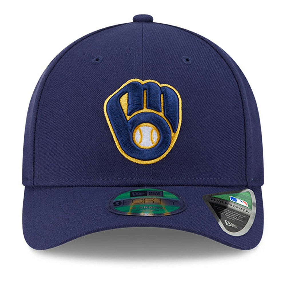 Milwaukee Brewers Player Replica 9FORTY Adjustable Hat Navy