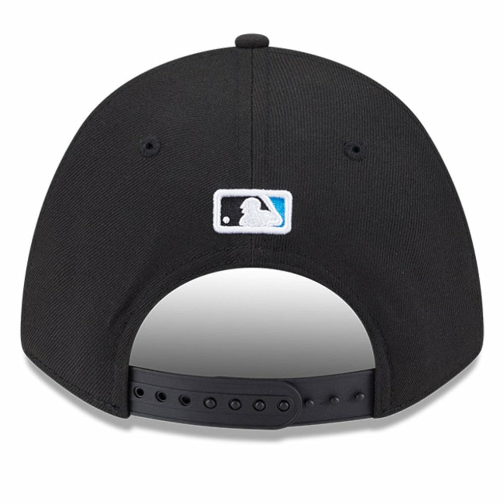 Miami Marlins Player Replica 9FORTY Adjustable Hat Black