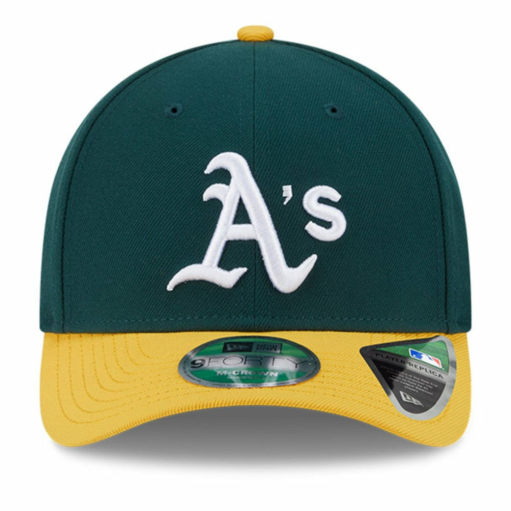 Athletics Player Replica 9FORTY Adjustable Hat Green/Gold