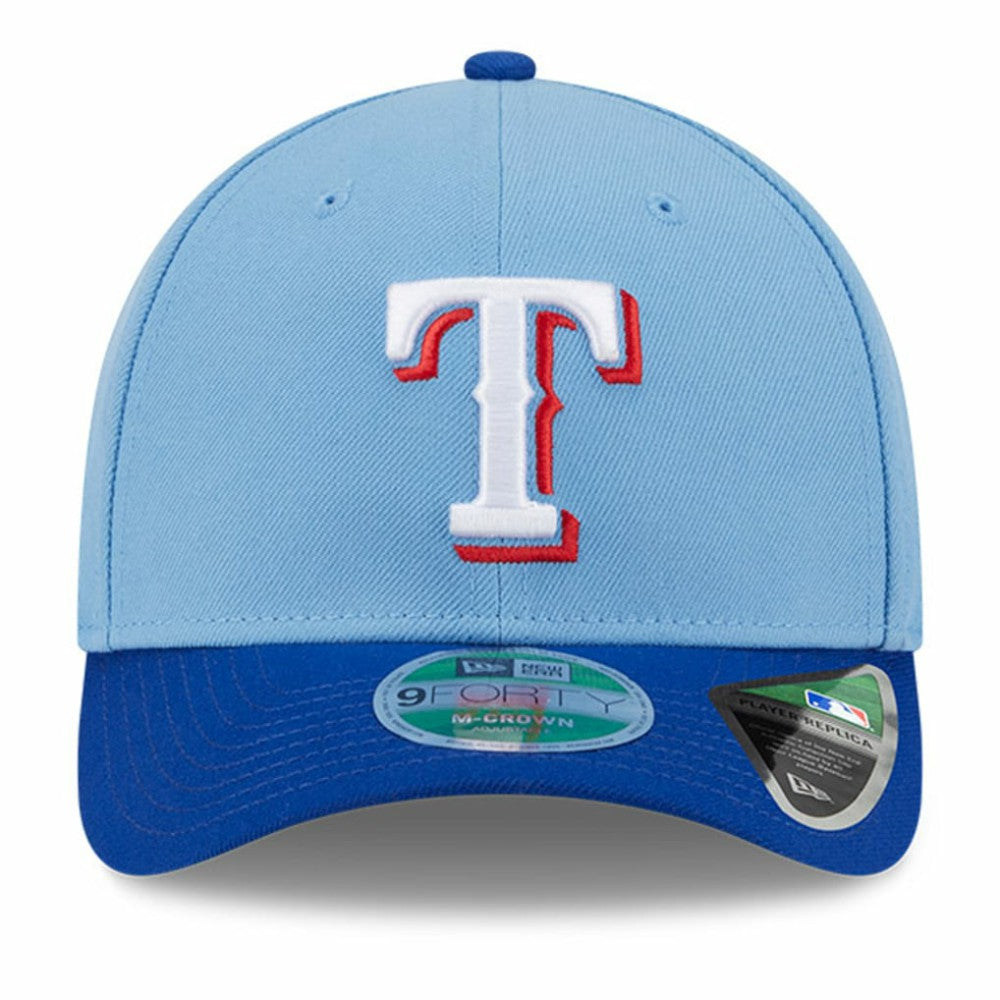 Texas Rangers Player Replica 9FORTY Adjustable Hat Light Blue