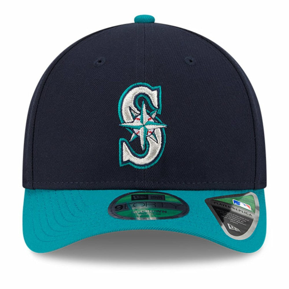 Seattle Mariners Player Replica 9FORTY Adjustable Hat Navy