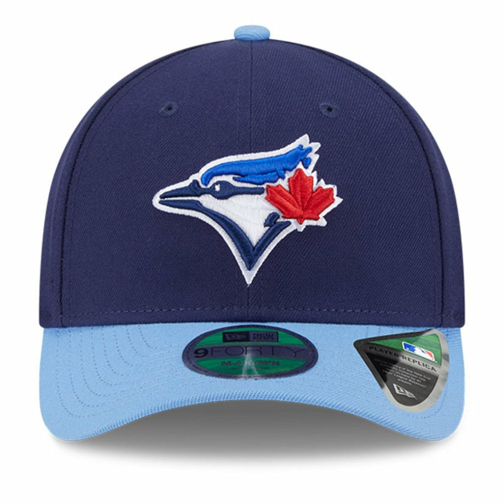 Toronto Blue Jays Player Replica 9FORTY Adjustable Hat Navy/Powder Blue