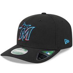 Miami Marlins Player Replica 9SEVENTY Adjustable Hat Black