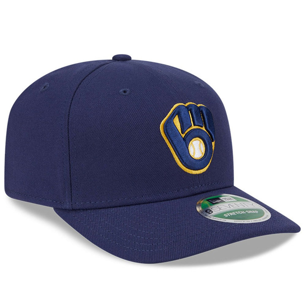 Milwaukee Brewers Player Replica 9SEVENTY Adjustable Hat Navy