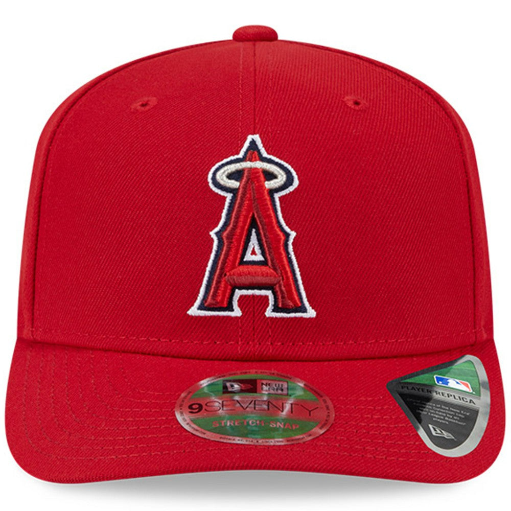Los Angeles Angels Player Replica 9SEVENTY Adjustable Hat Red