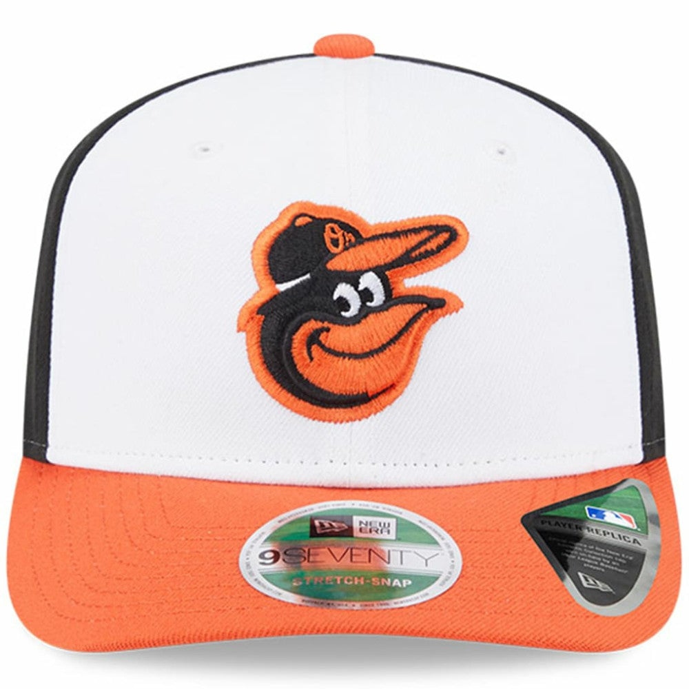 Baltimore Orioles Player Replica 9SEVENTY Adjustable Hat Black/Orange