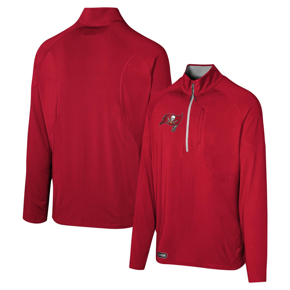 Tampa Bay Buccaneers Grind Iron Quarter-Zip Top - Red cheap