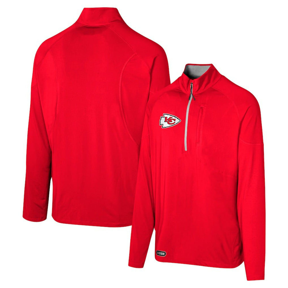Kansas City Chiefs Grind Iron Quarter-Zip Top - Red cheap