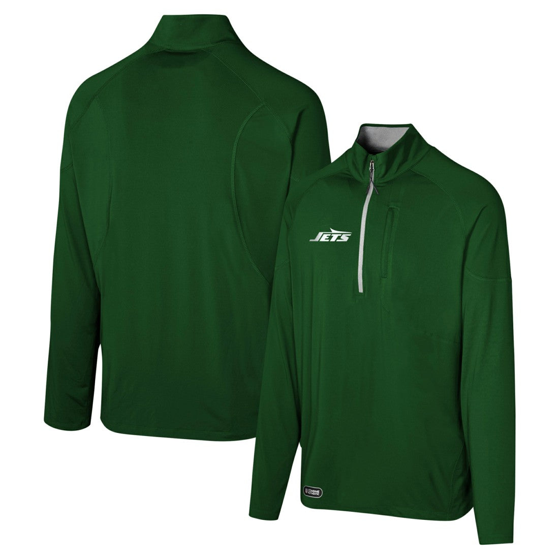 New York Jets Grind Iron Quarter-Zip Top - Green for sale