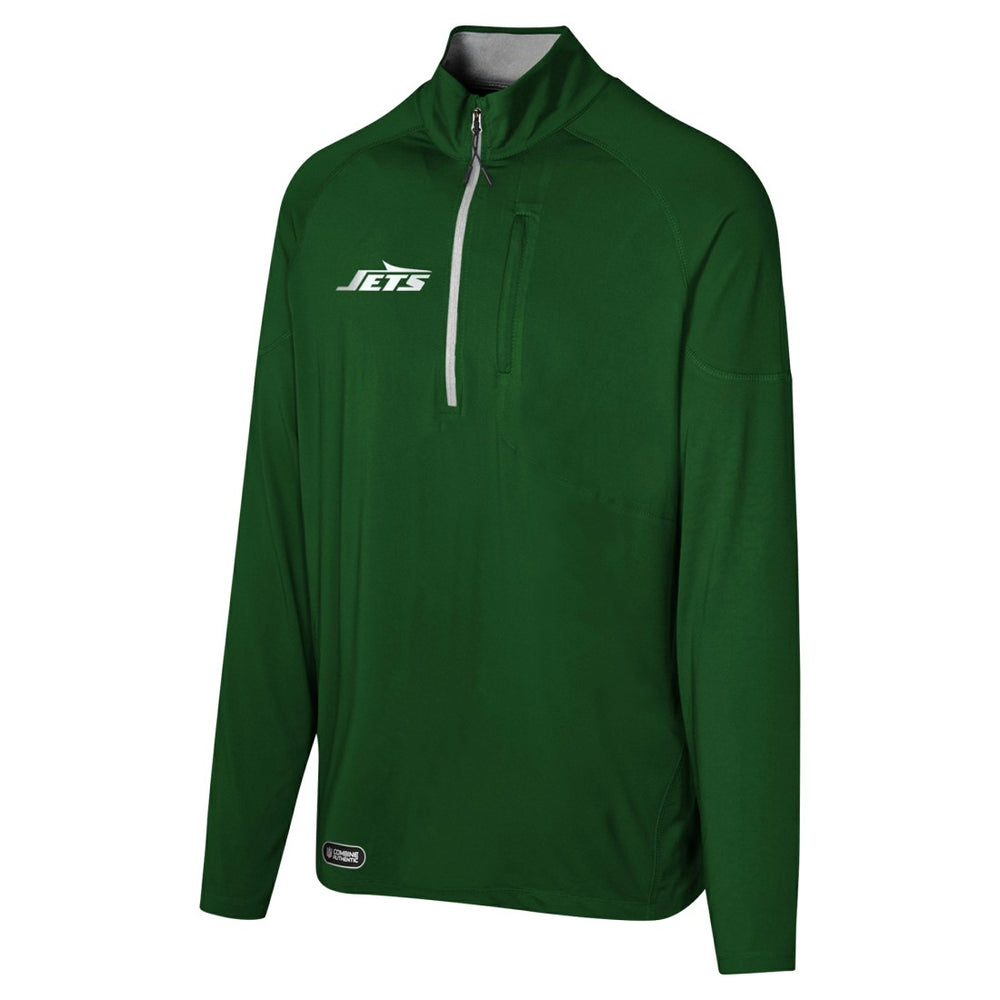 New York Jets Grind Iron Quarter-Zip Top - Green for sale