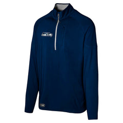 Seattle Seahawks Grind Iron Quarter-Zip Top - College Navy sale