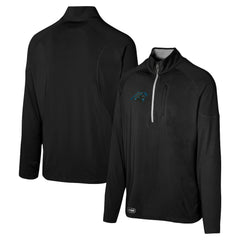 Carolina Panthers Grind Iron Quarter-Zip Top - Black sale