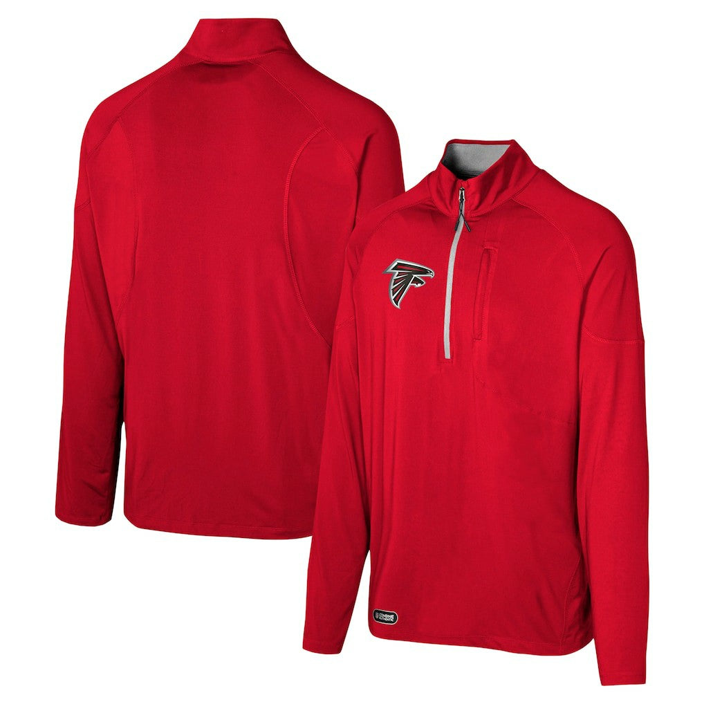 Atlanta Falcons Grind Iron Quarter-Zip Top - Red cheap