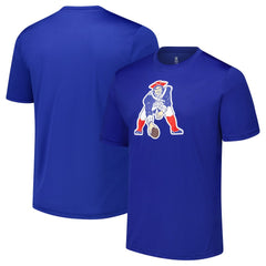 New England Patriots Stadium Retro T-Shirt - Royal on sale